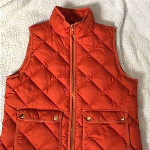 Orange vest j.crew